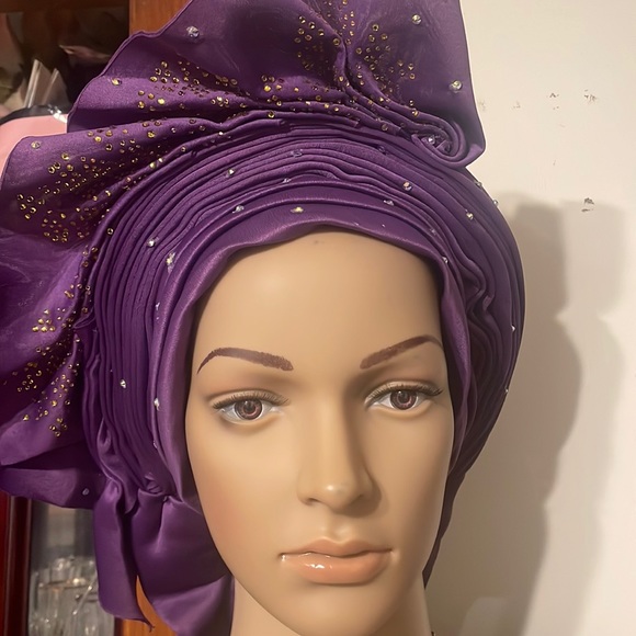 African auto Gele head wrap - Picture 1 of 7